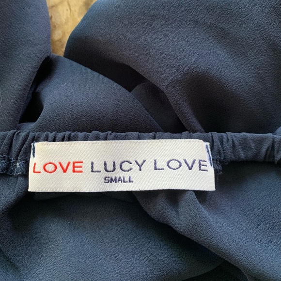LUCY LOVE BLUE HALTER TOP - Picture 4 of 6